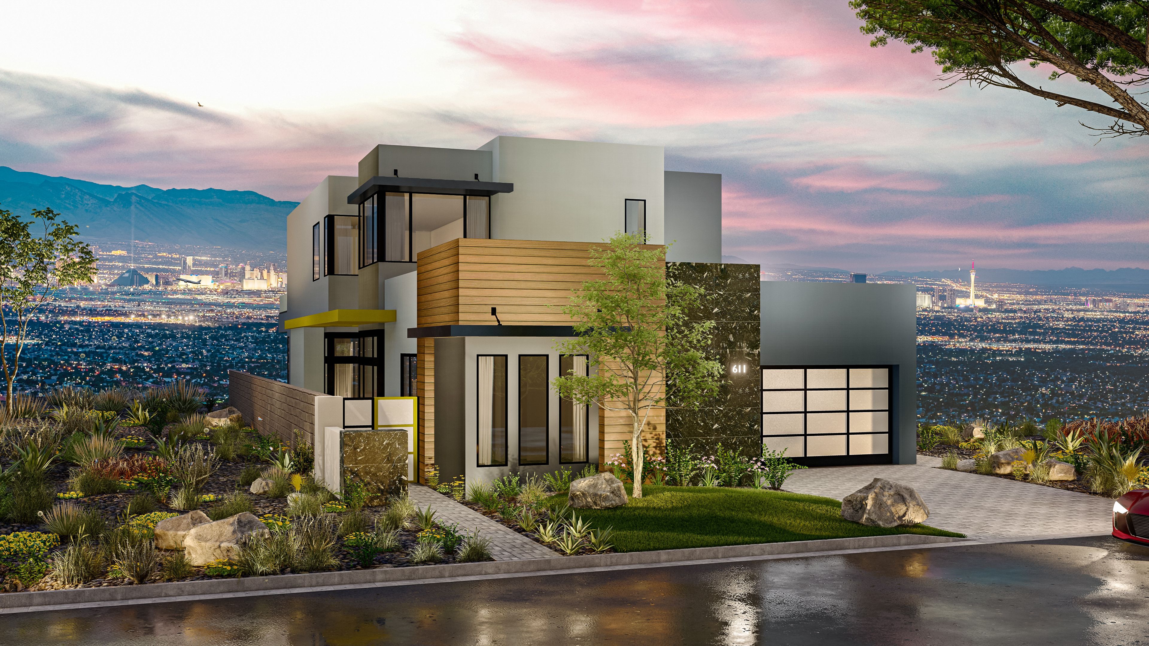 Plan 4 - Contemporary 2 Elevation