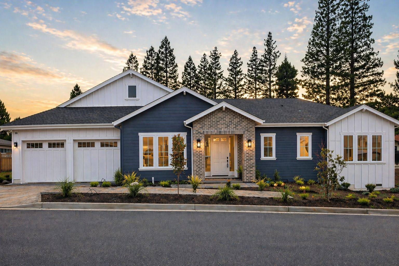 Single story home in Fountaingrove