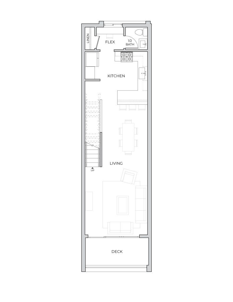 West-Facing Townhomes