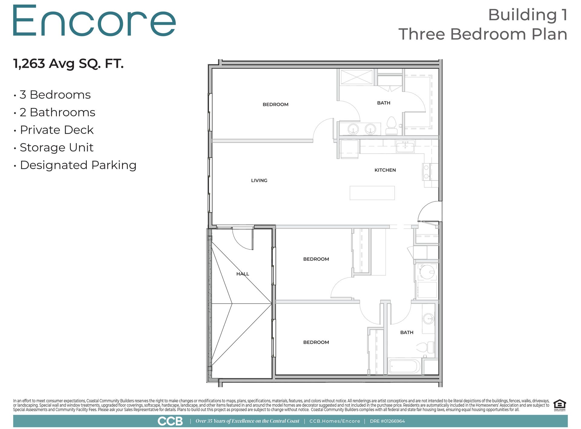 3 Bedroom Floor Plan
