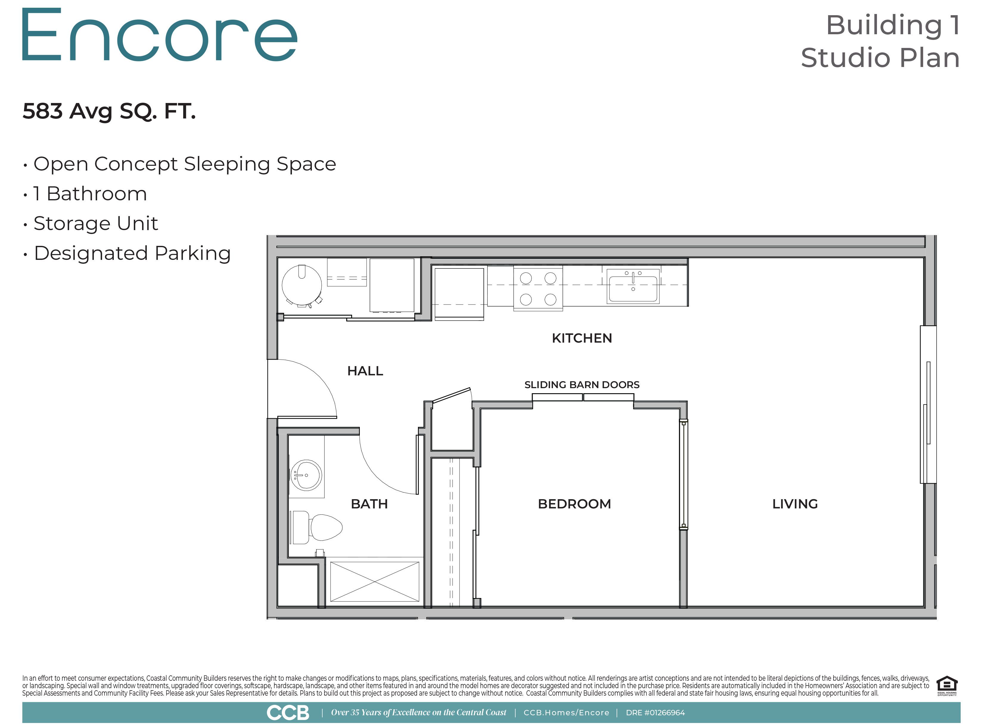 Studio Floor Plan