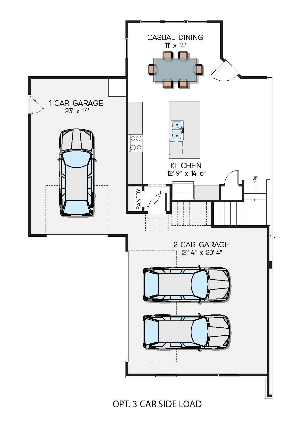 3-Car Garage