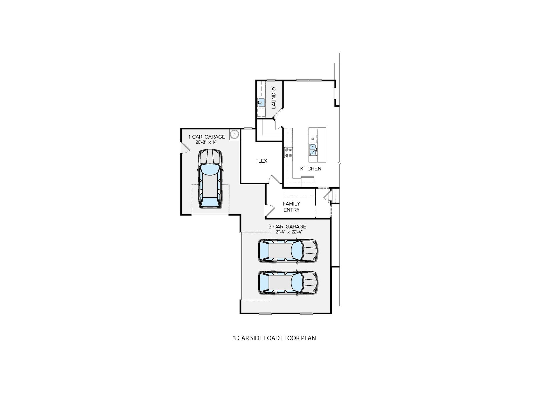 3 Car Garage