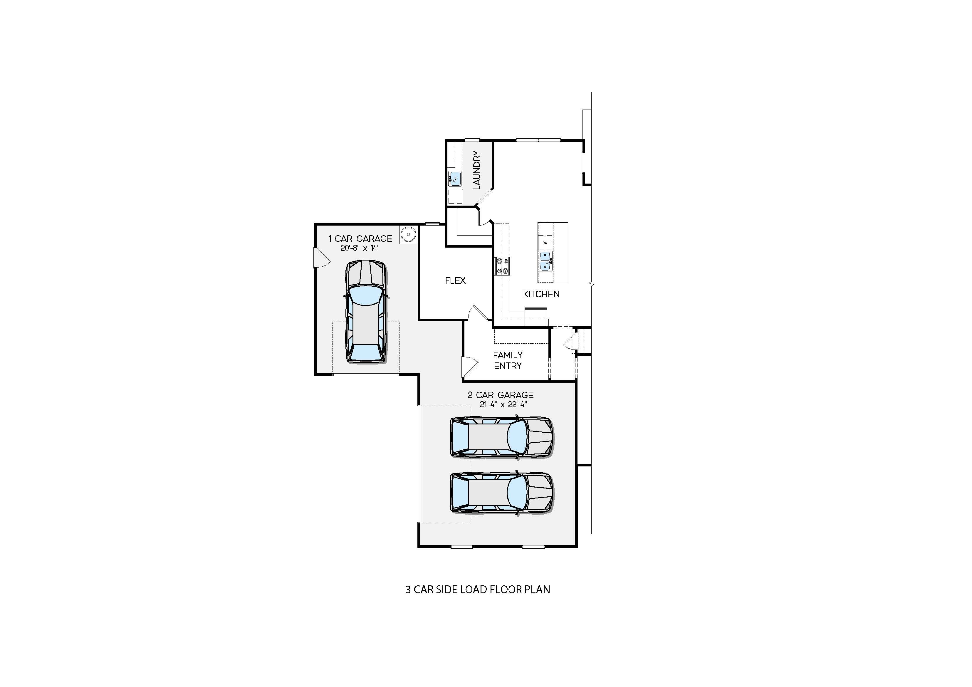 3 Car Garage