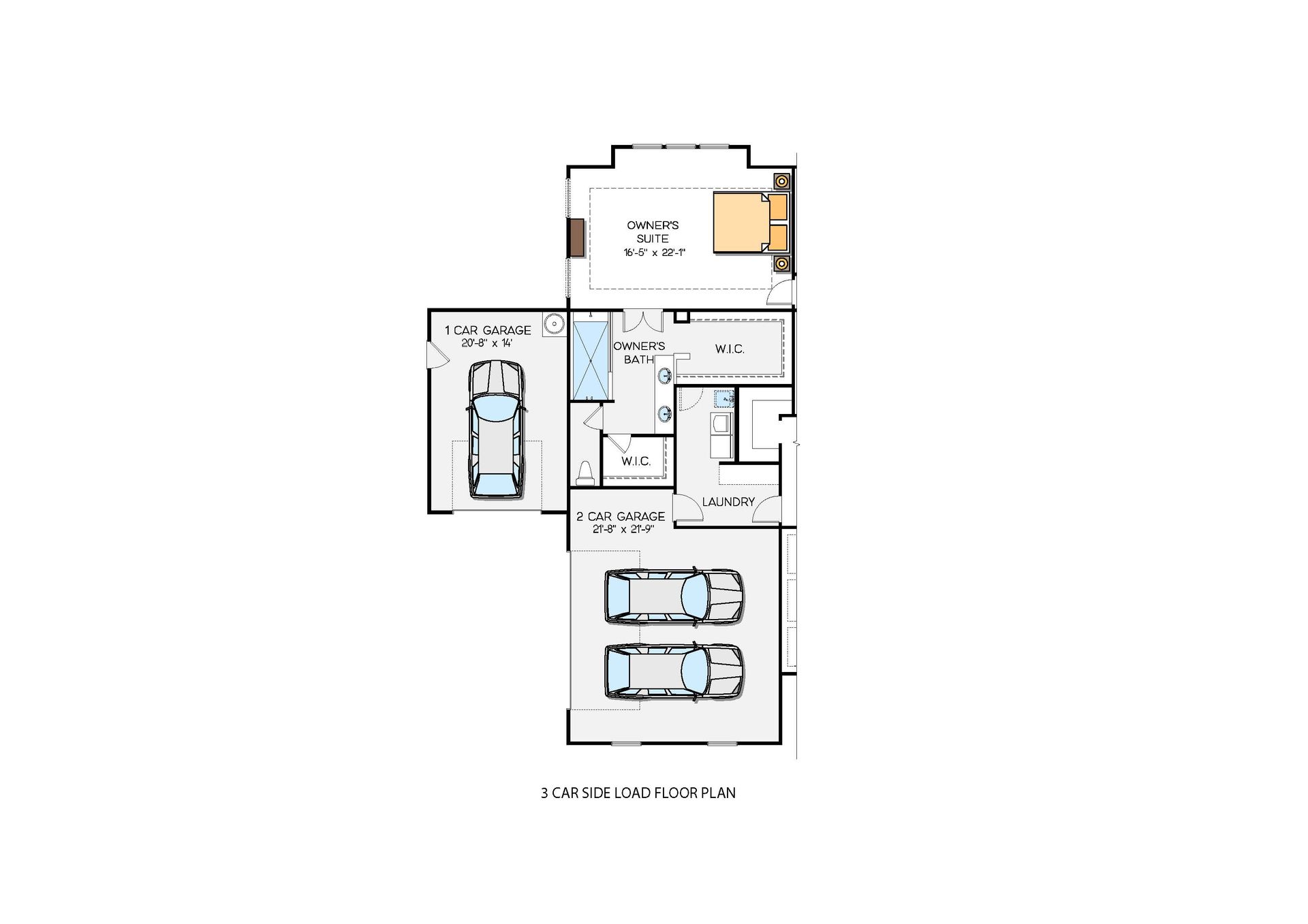 3 Car Garage