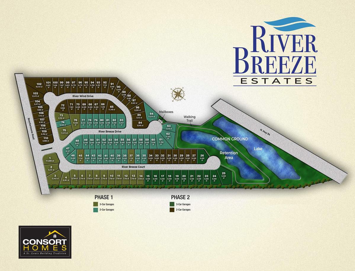 River Breeze in Saint Charles, MO New Homes by Consort Homes