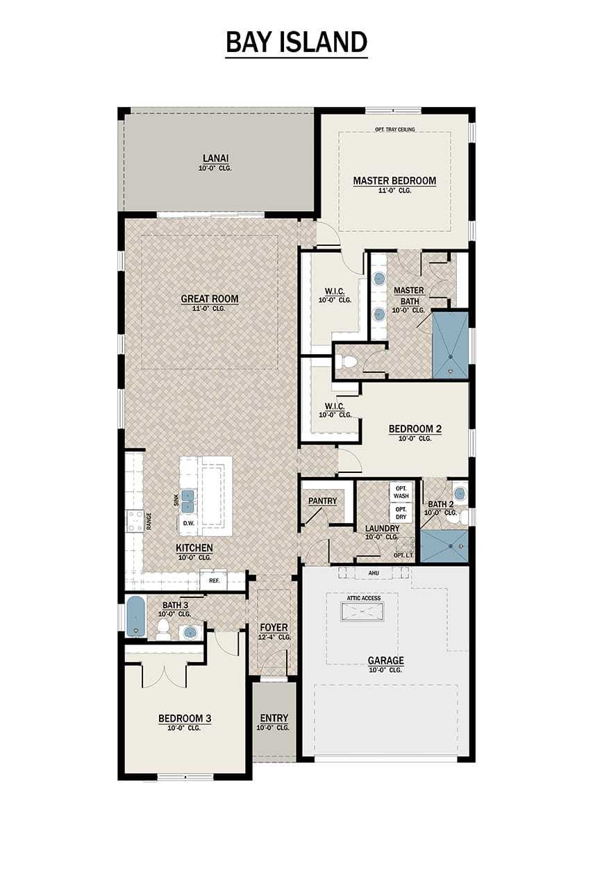 Bay Island Floor Plan