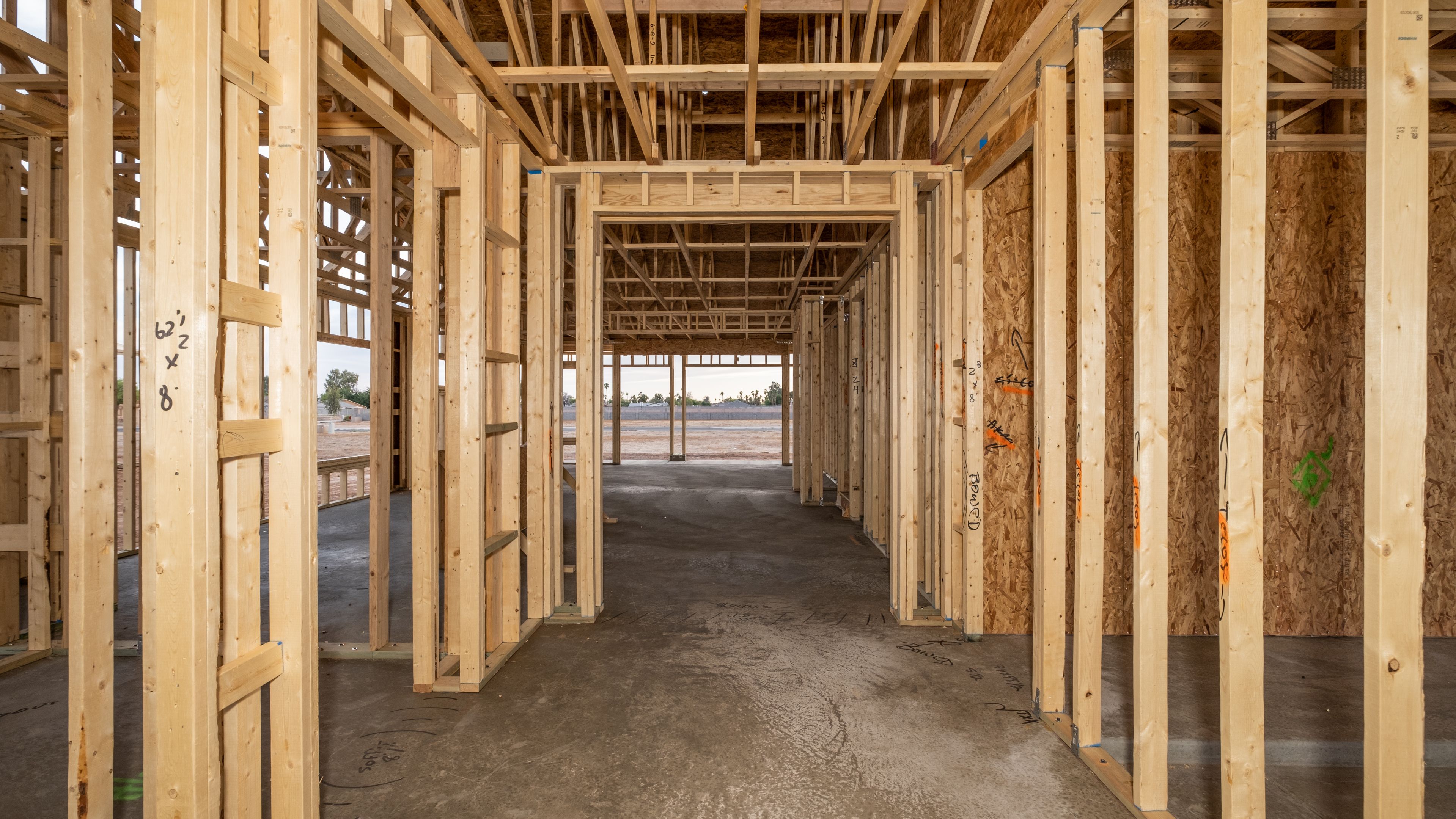 Radiance Model Home Entry at frame stage