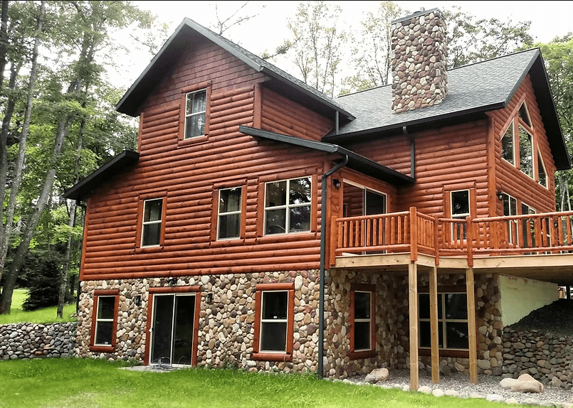 casa en Country View Log Homes por Country View Log Homes