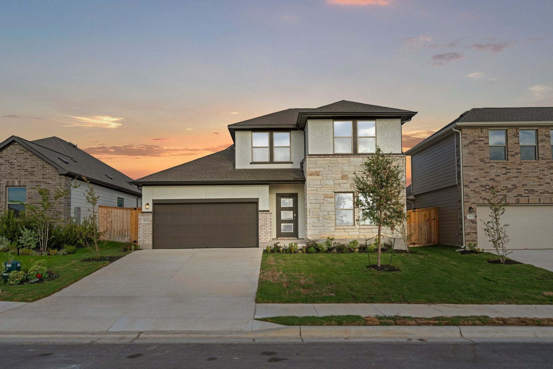 Briarwood por Coventry Homes en Austin Texas