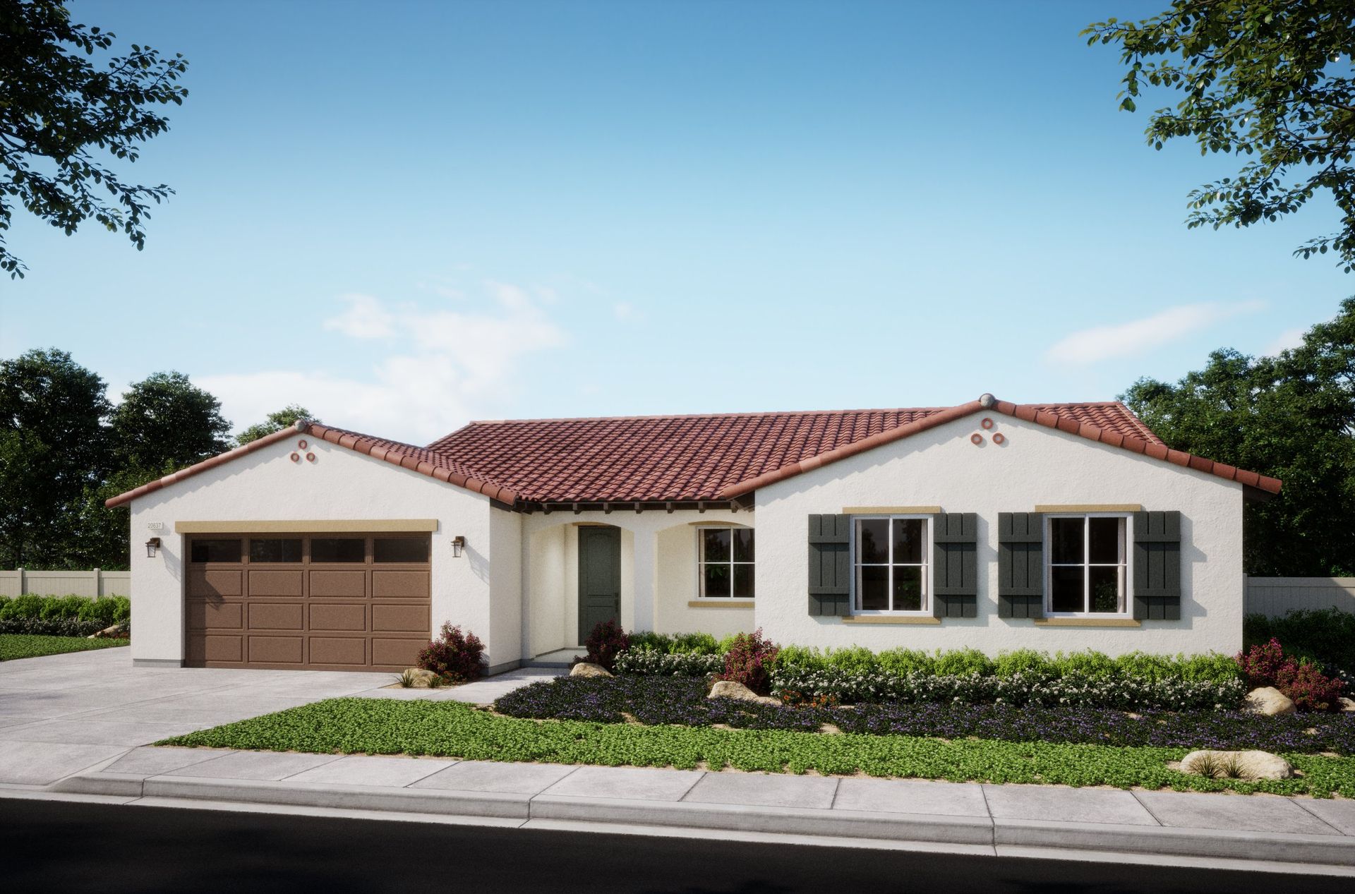 Elevation A with optional RV parking