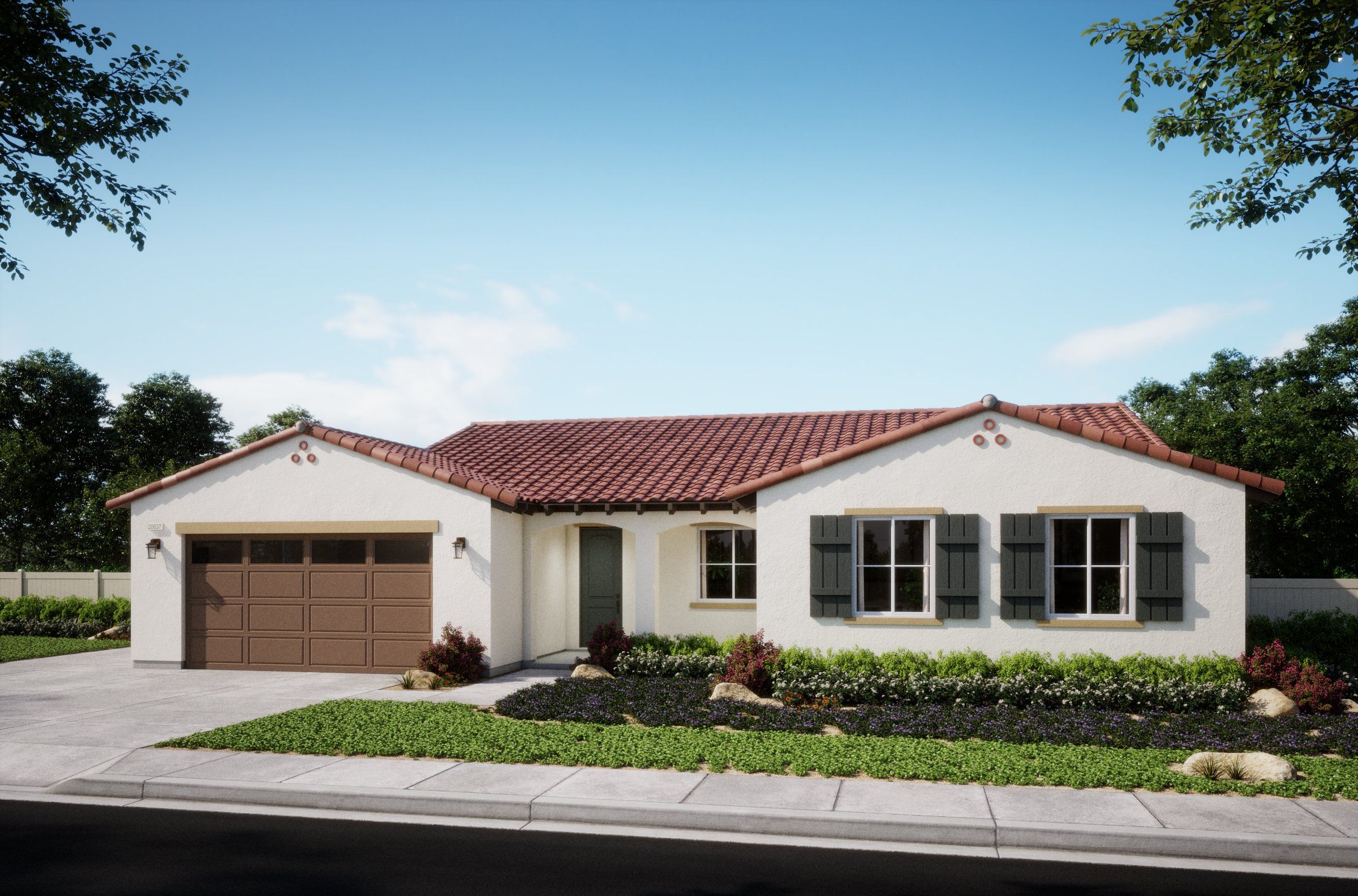 Elevation A with optional RV parking