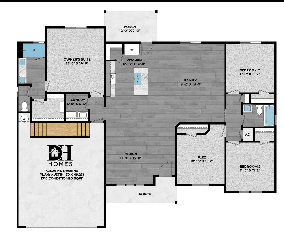 Spacious, open floor plan