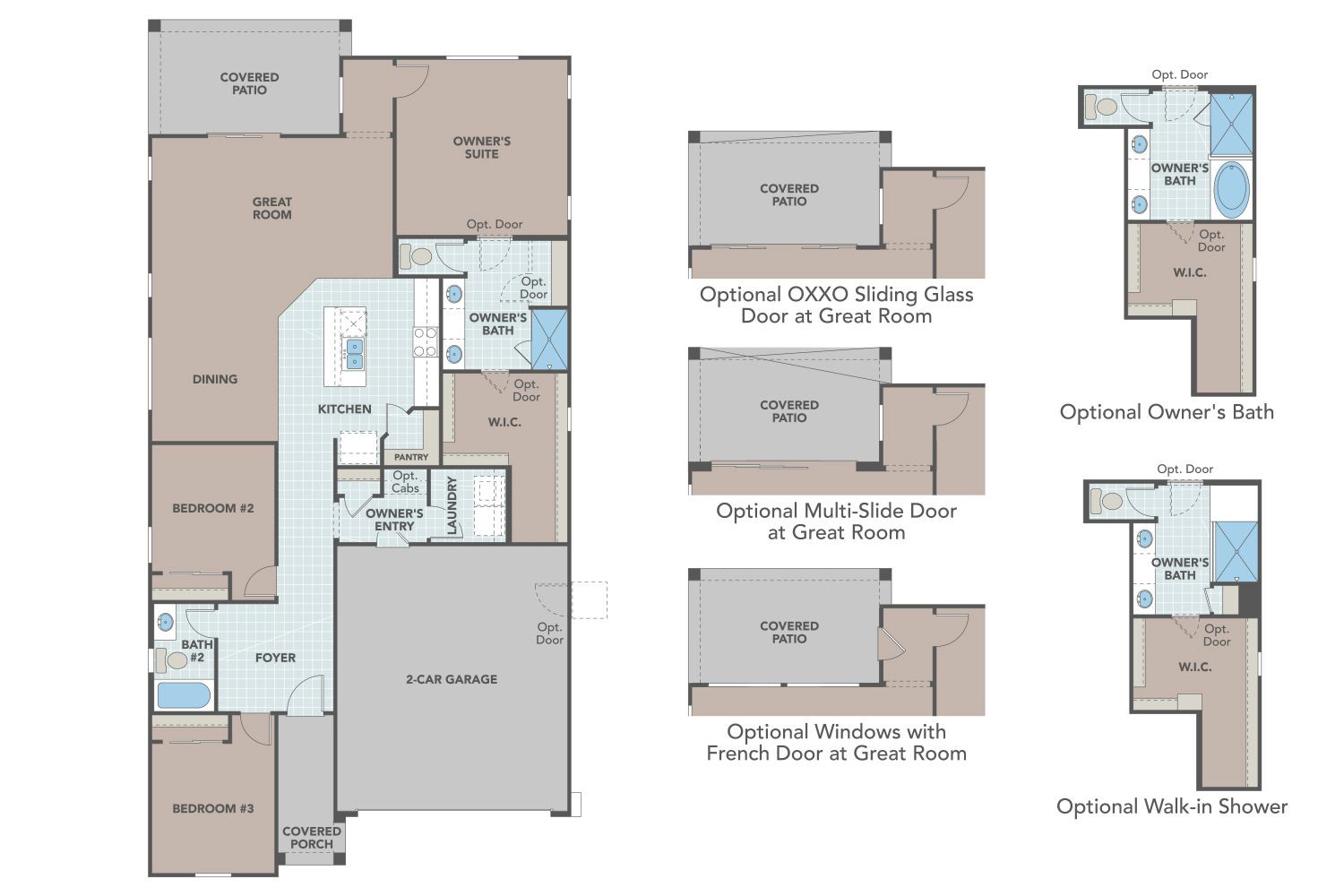 Luxurious single-family home showcasing innovative architectural layout with 3 bedrooms and 2 baths.