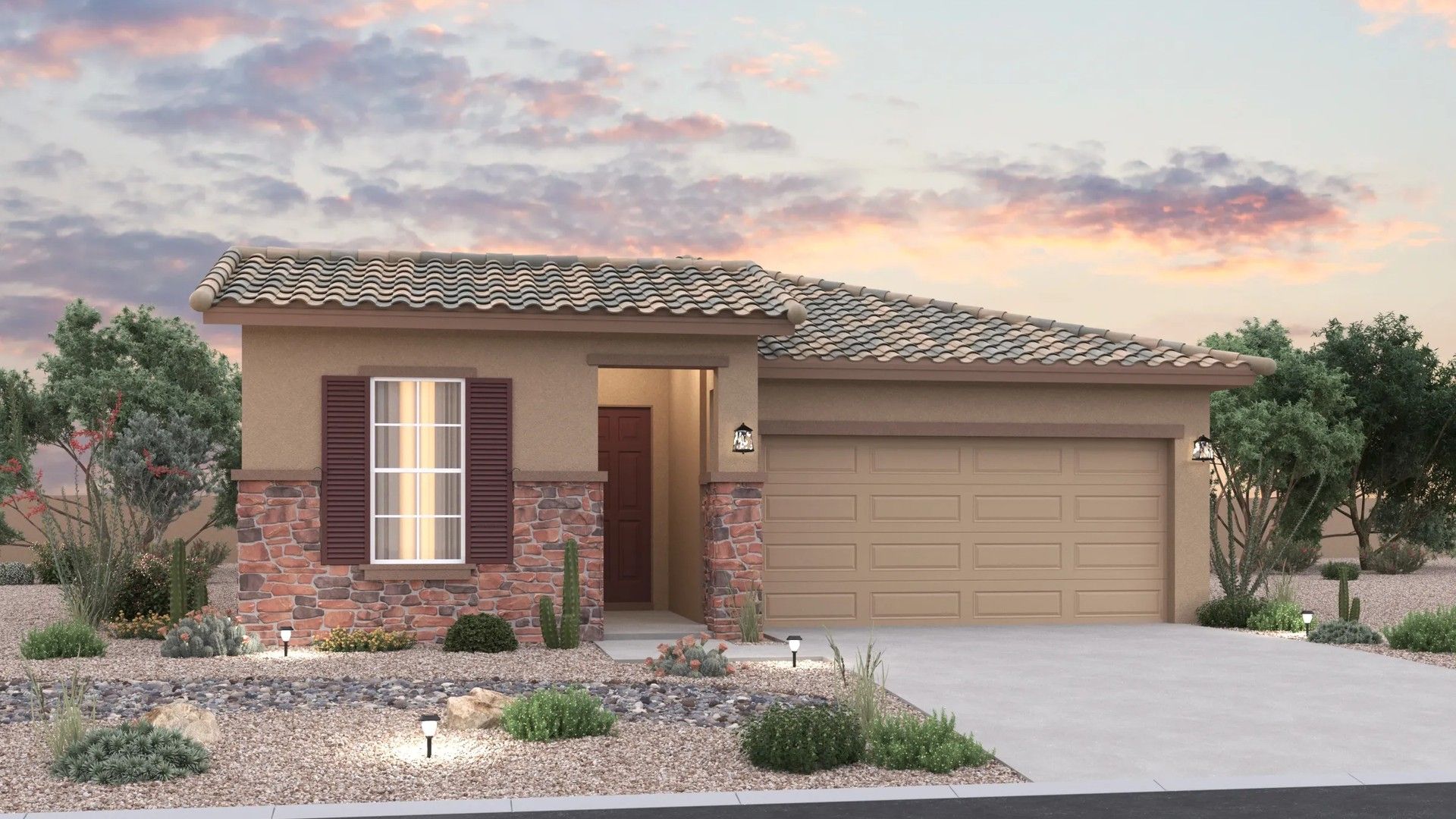 Clover - The Lakes at Rancho El Dorado: Maricopa, Arizona - DRB Homes