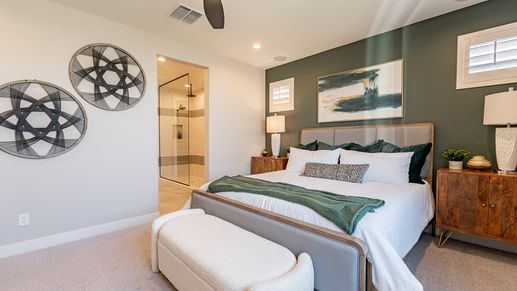 Experience luxury with a spacious ensuite and modern decor in Sienna Park's prestigious setting.