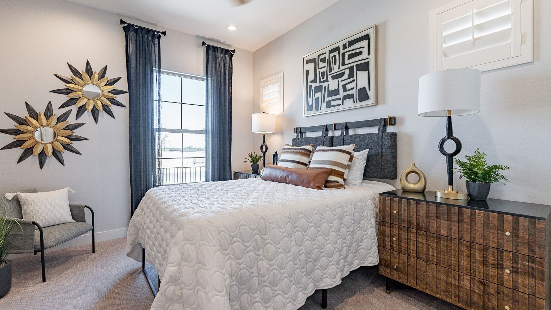 Experience modern elegance with bespoke furnishings and designer aesthetics in Windrose.