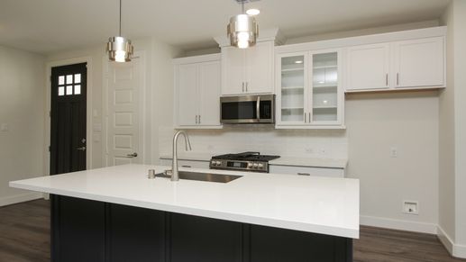 Sleek facade. Designer allure in Independence Heights, Houston.