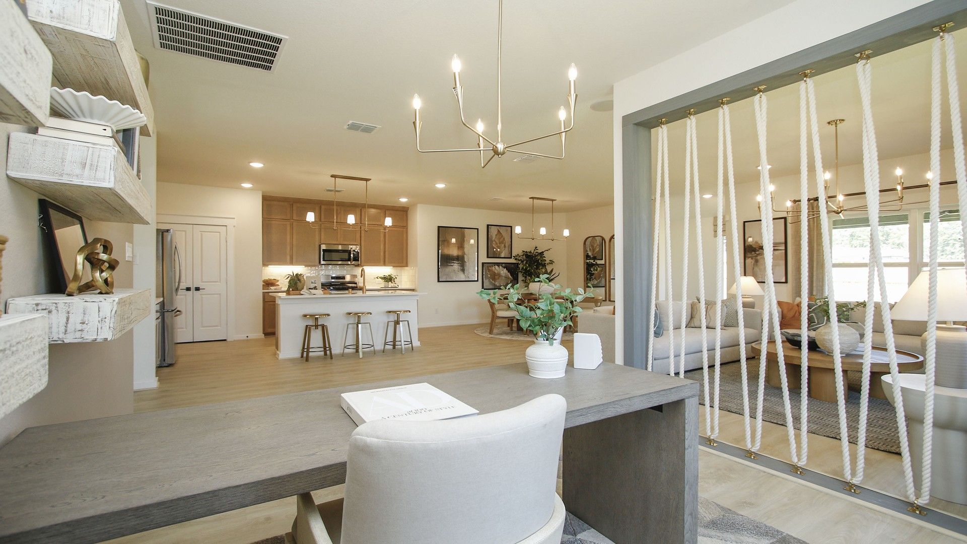 Experience refined elegance with open layouts, chic lighting, and premium finishes in Cielo Community homes.