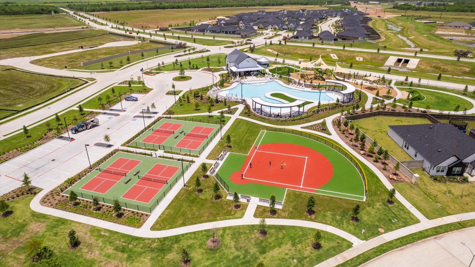 Discover opulent amenities at Westland Ranch, featuring a resort-style pool and premium sports facilities.