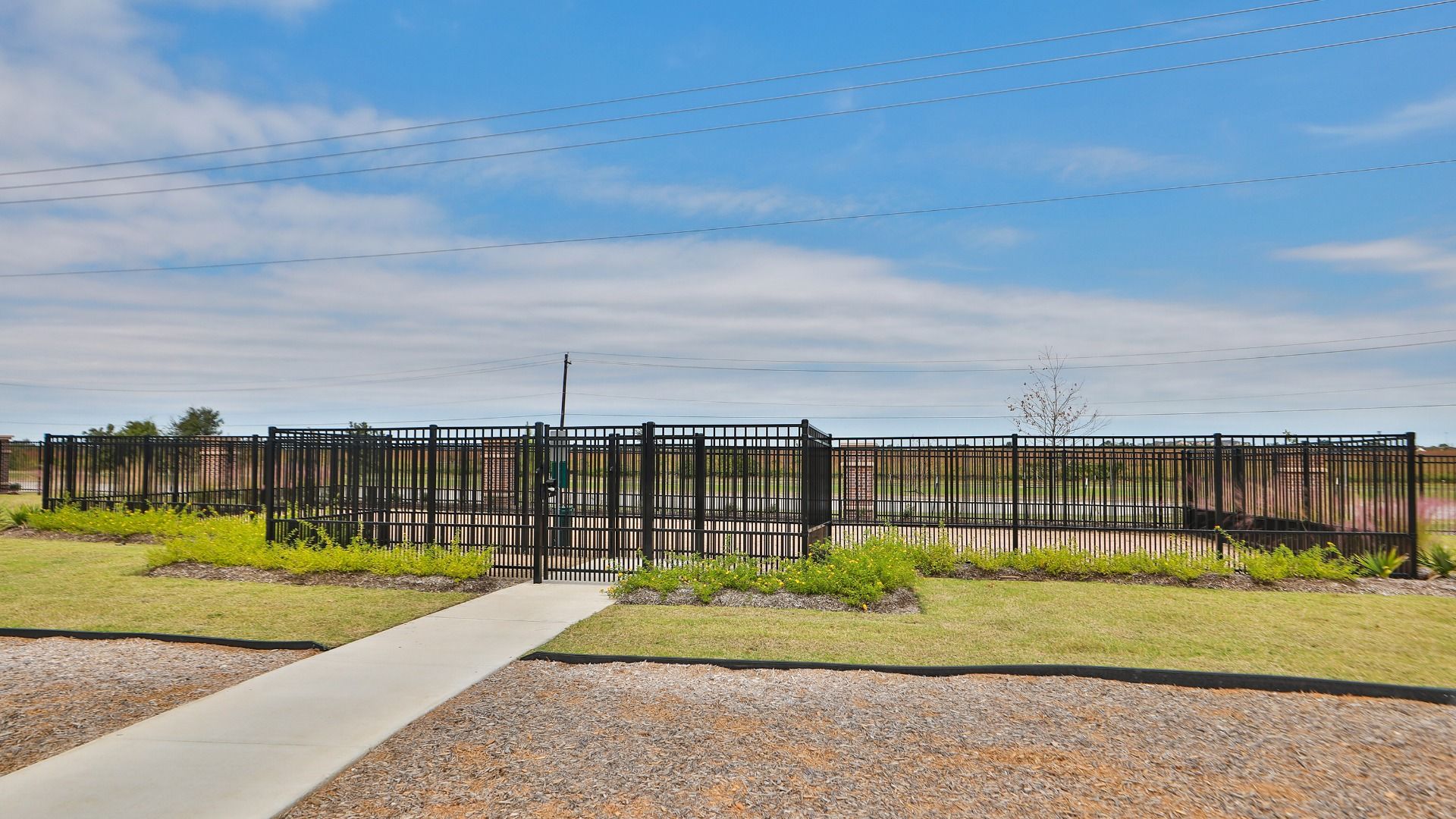 Dog Park at Beamer Villas Community in Friendswood.