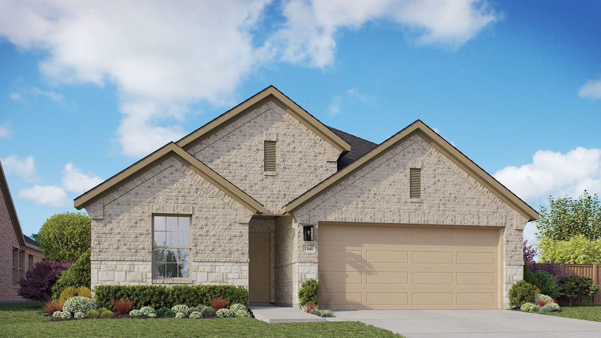 Elegant Residential Home Design: Single Family Architecture Layout