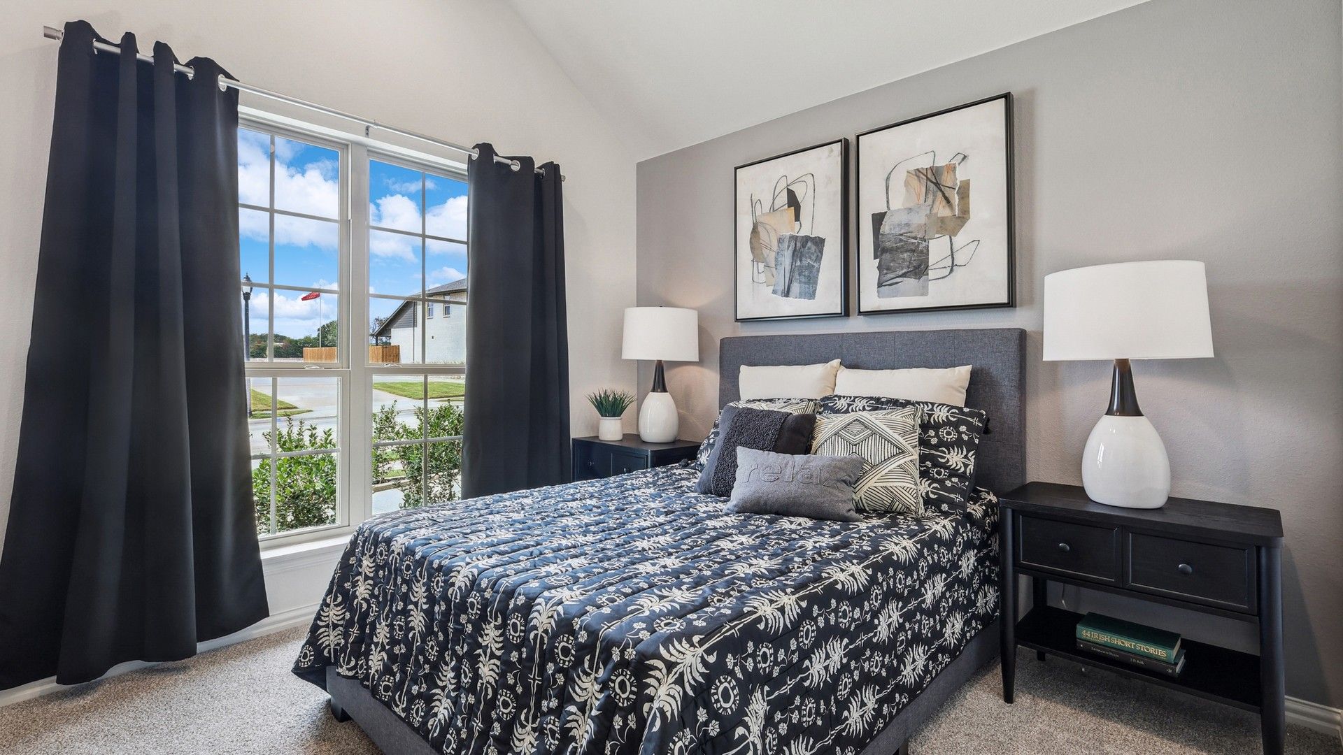 Experience luxury with a generously sized window and contemporary art. Churchill community ambiance.