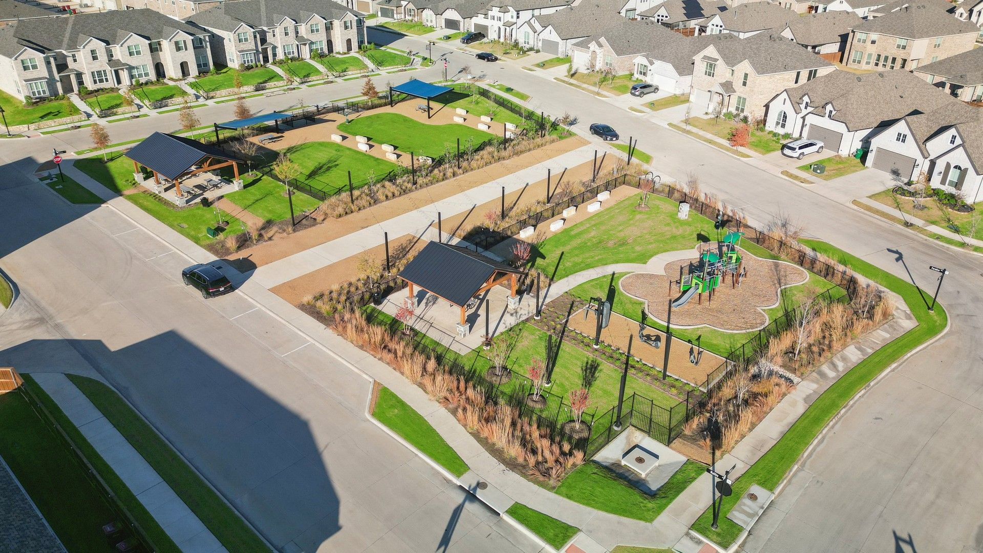 Experience modern luxury in Bel Air Village, featuring elegant homes and lush, meticulously landscaped parks.