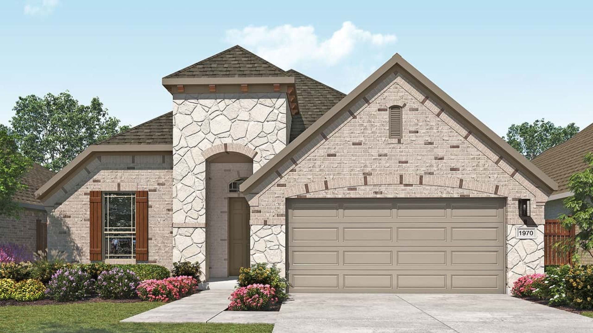 Palm - Brookewater: Rosenberg, Texas - DRB Homes