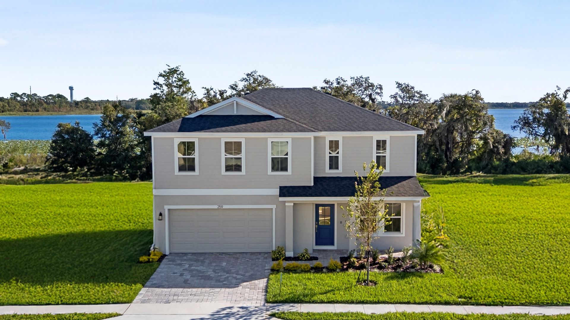 This beautiful 2 Story 4 bedroom 2.5 bath home located on Lake Fannie in Willowbrook North in Winter Haven, FL by DRB Homes.