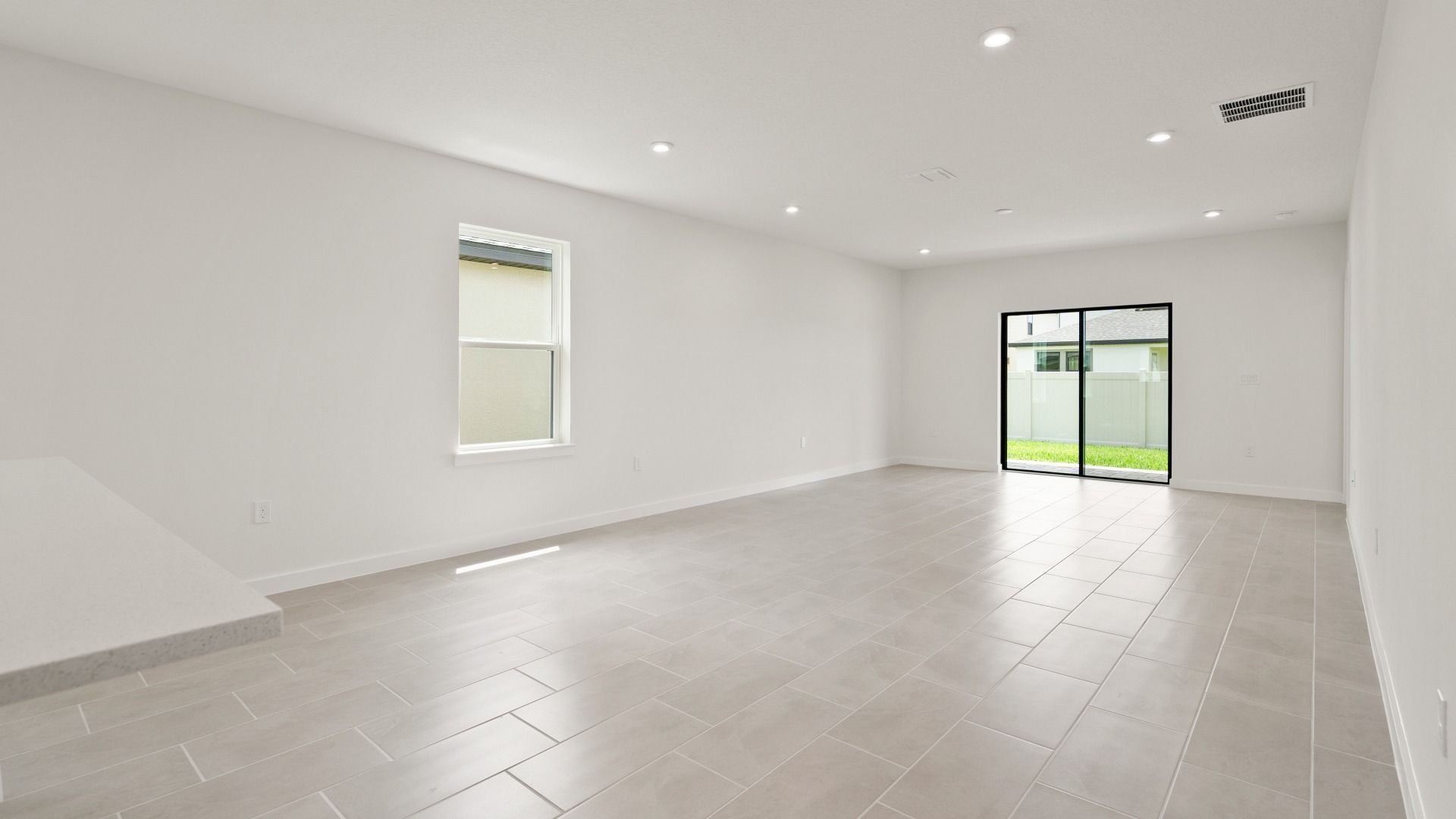 Living area  in the Flagler by DRB Homes in Hamilton Bluff