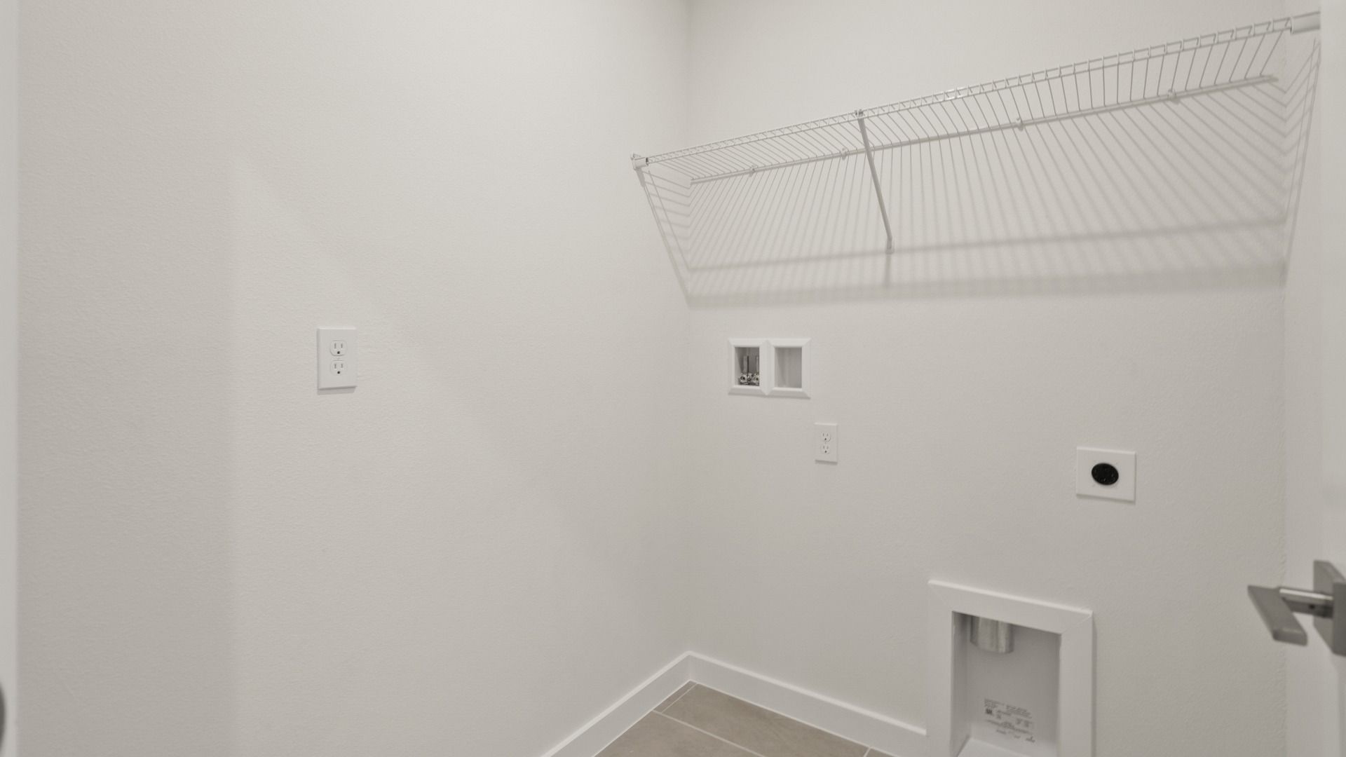 Laundry Room in the Flagler by DRB Homes in Hamilton Bluff