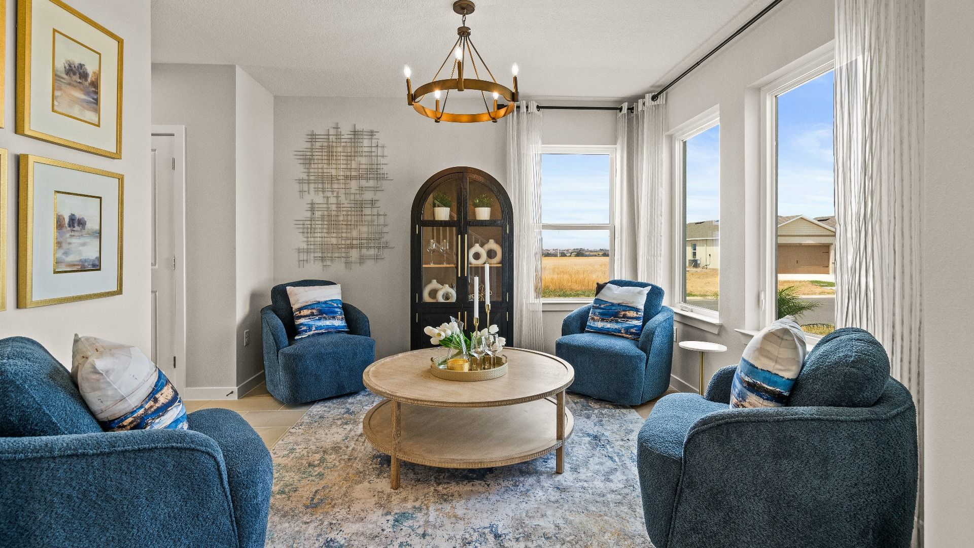 The first story Flex Space of the Highbourne by DRB Homes in Hamilton Bluff located in Haines City, FL.
