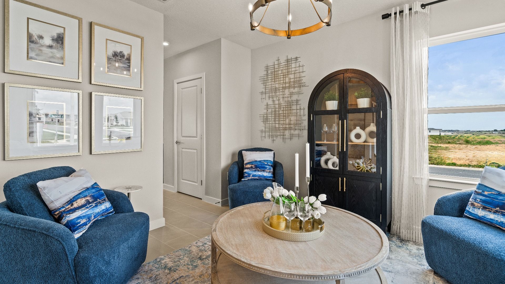 The first story Flex Space of the Highbourne by DRB Homes in Hamilton Bluff located in Haines City, FL.