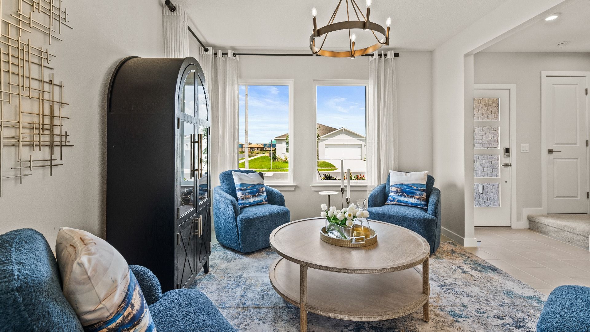 The first story Flex Space of the Model Highbourne by DRB Homes in Hamilton Bluff located in Haines City, FL.