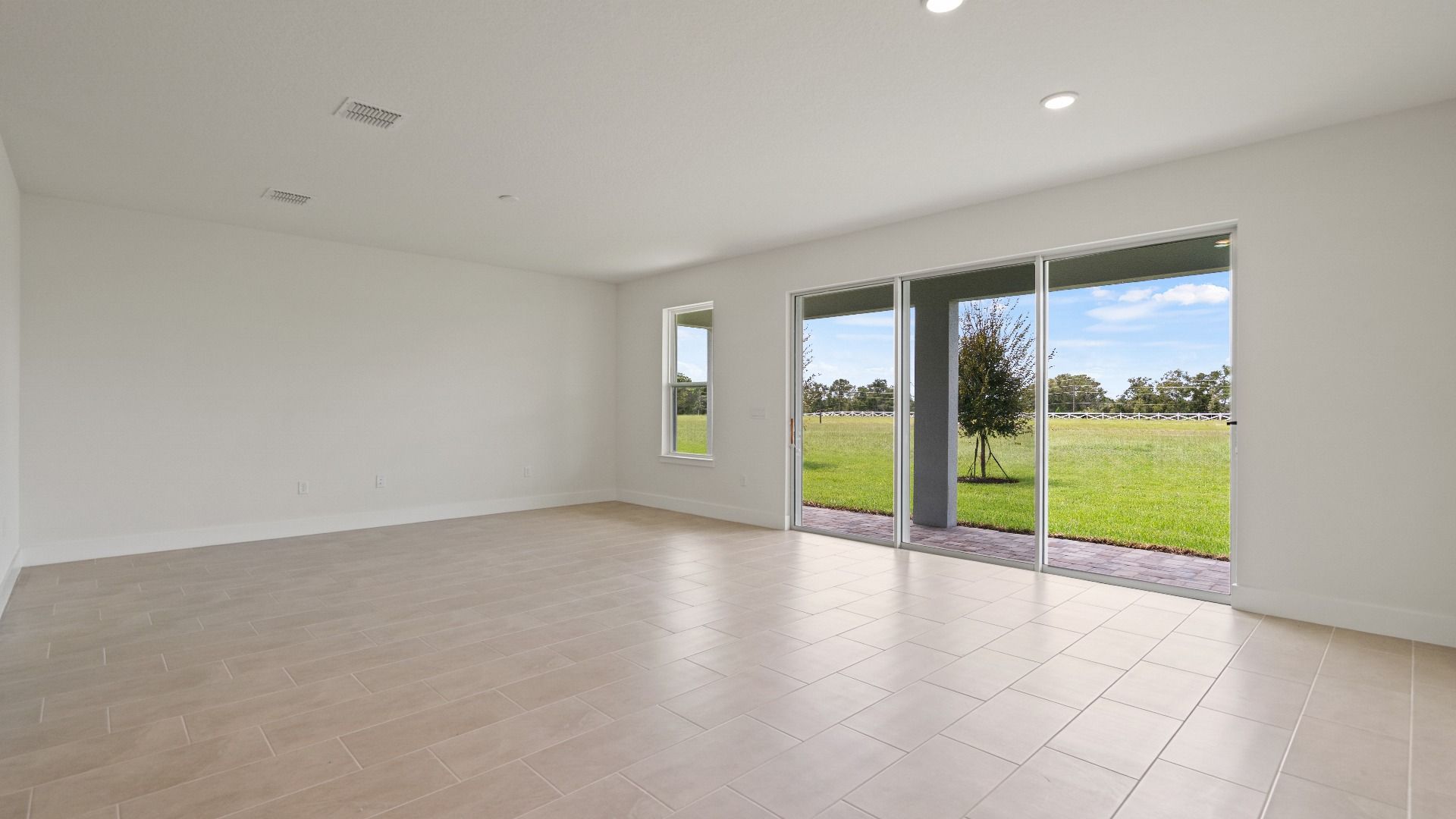 The living area of the Buttonwood by DRB Homes at Trailside in Mount Dora, FL.