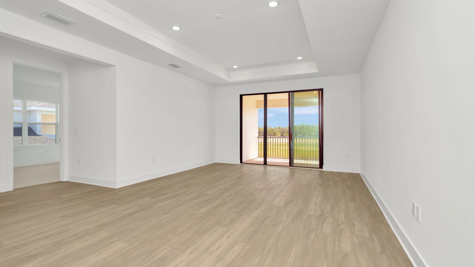The Loft of a DRB Homes Grand Hawk which is offered as a home plan at Serengeti in Spring Hill, FL.