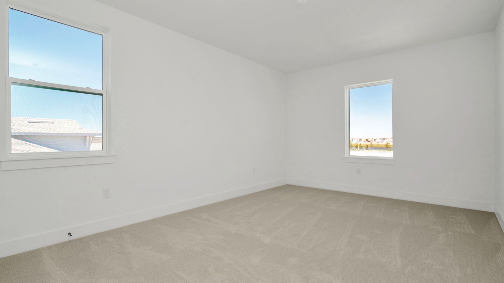 The Sixth Bedroom of a DRB Homes Grand Hawk which is offered as a home plan at Serengeti in Spring Hill, FL.