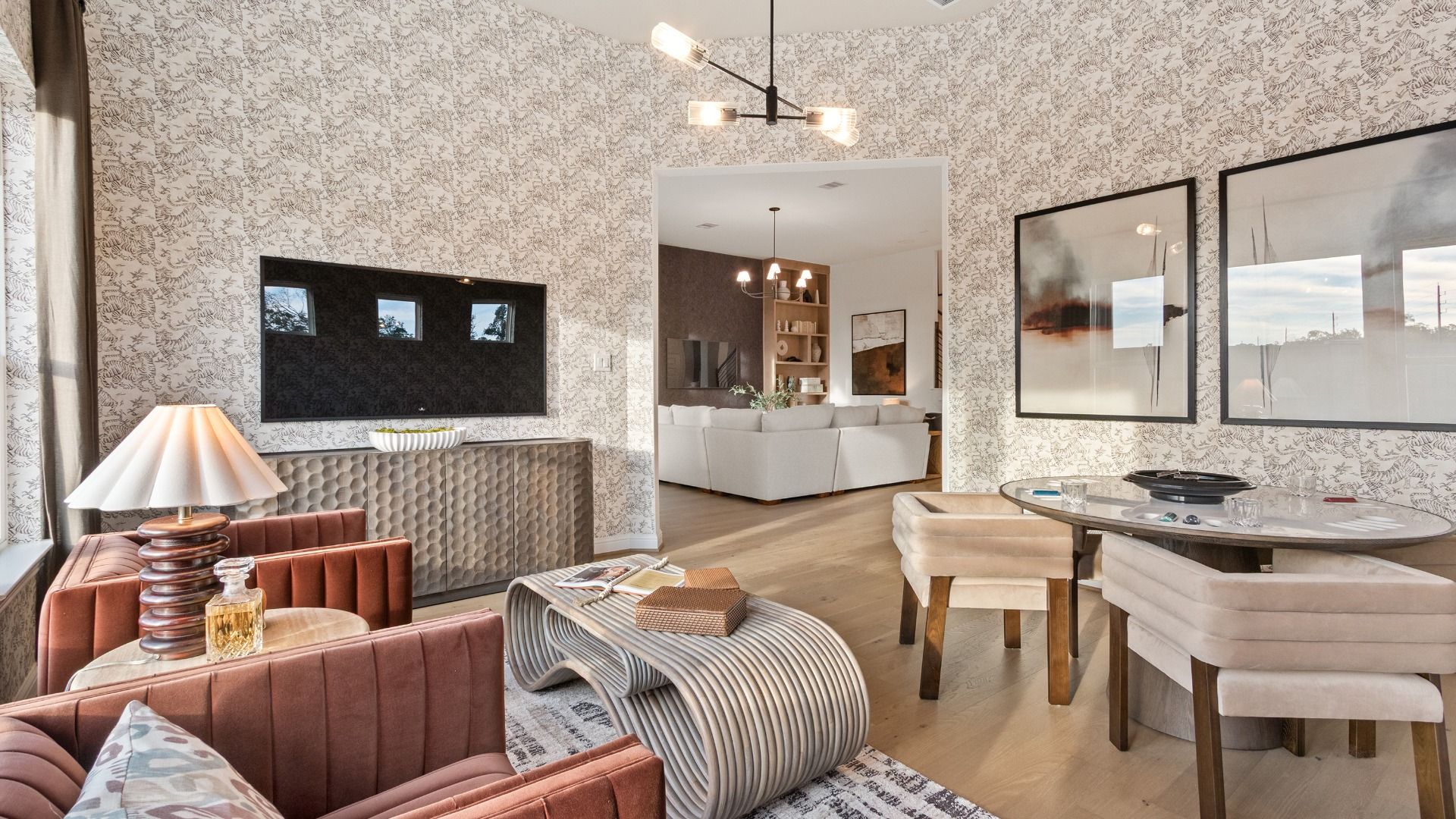 Enjoy extra room to spread out with this additional living space connected to the heart of the home.