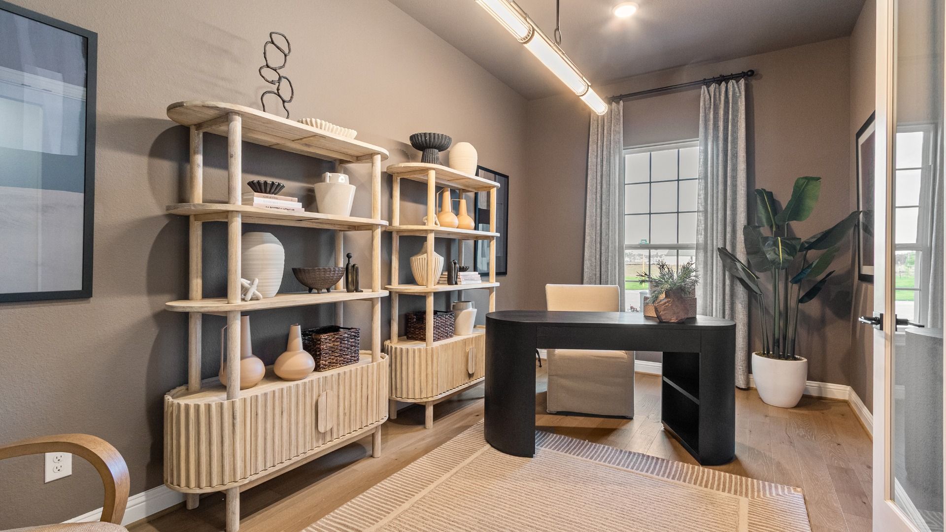 A designated study provides the perfect place for work and productivity.