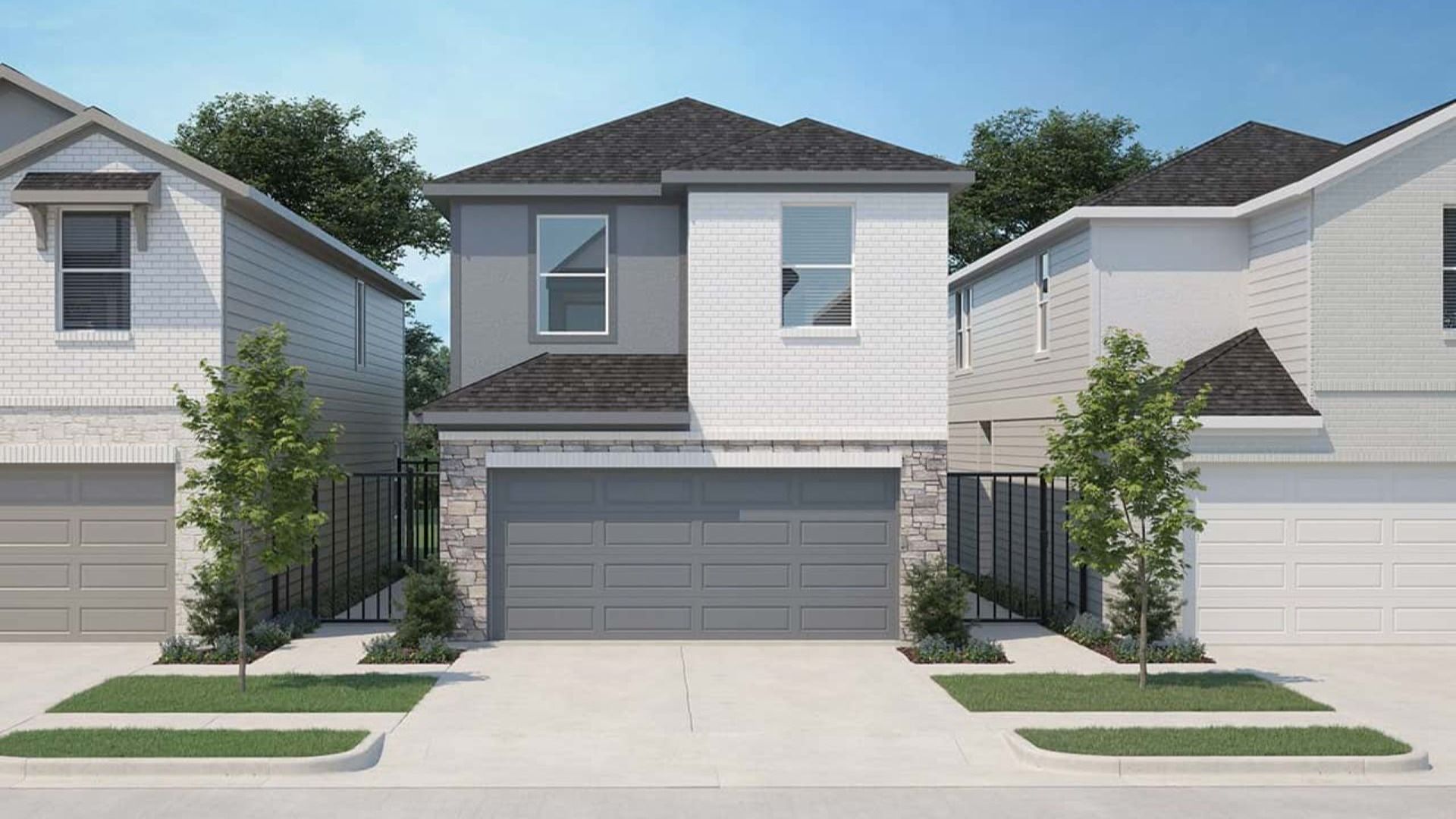 Denton - Beamer Villas: Friendswood, Texas - DRB Homes