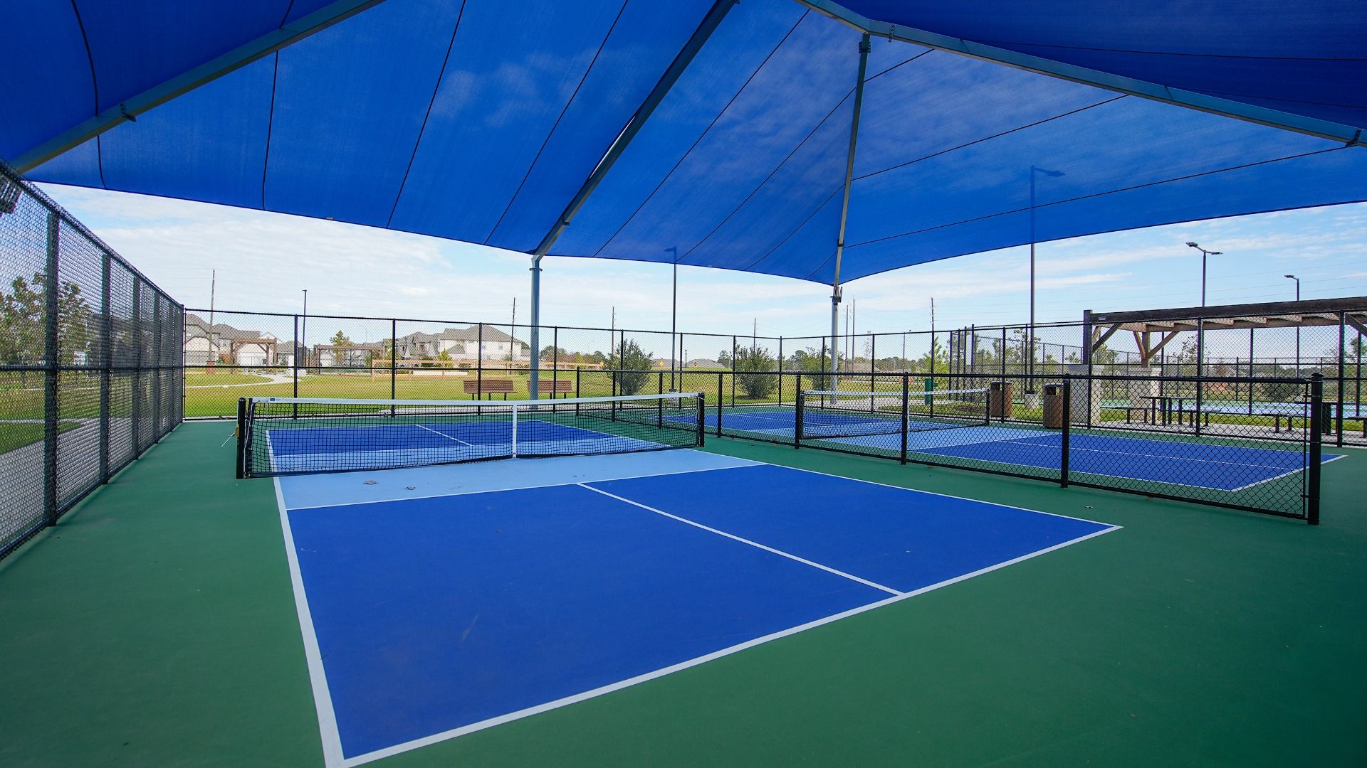 Covered Pickleball Courts at Cypress Green