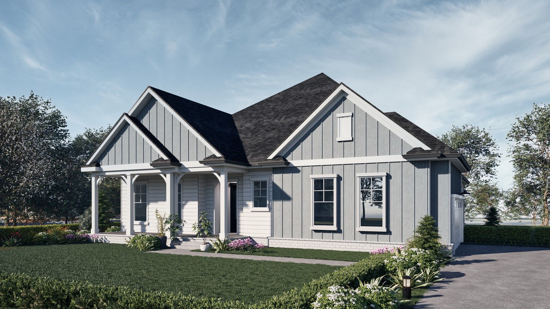 Elevation A with Side-Entry Garage