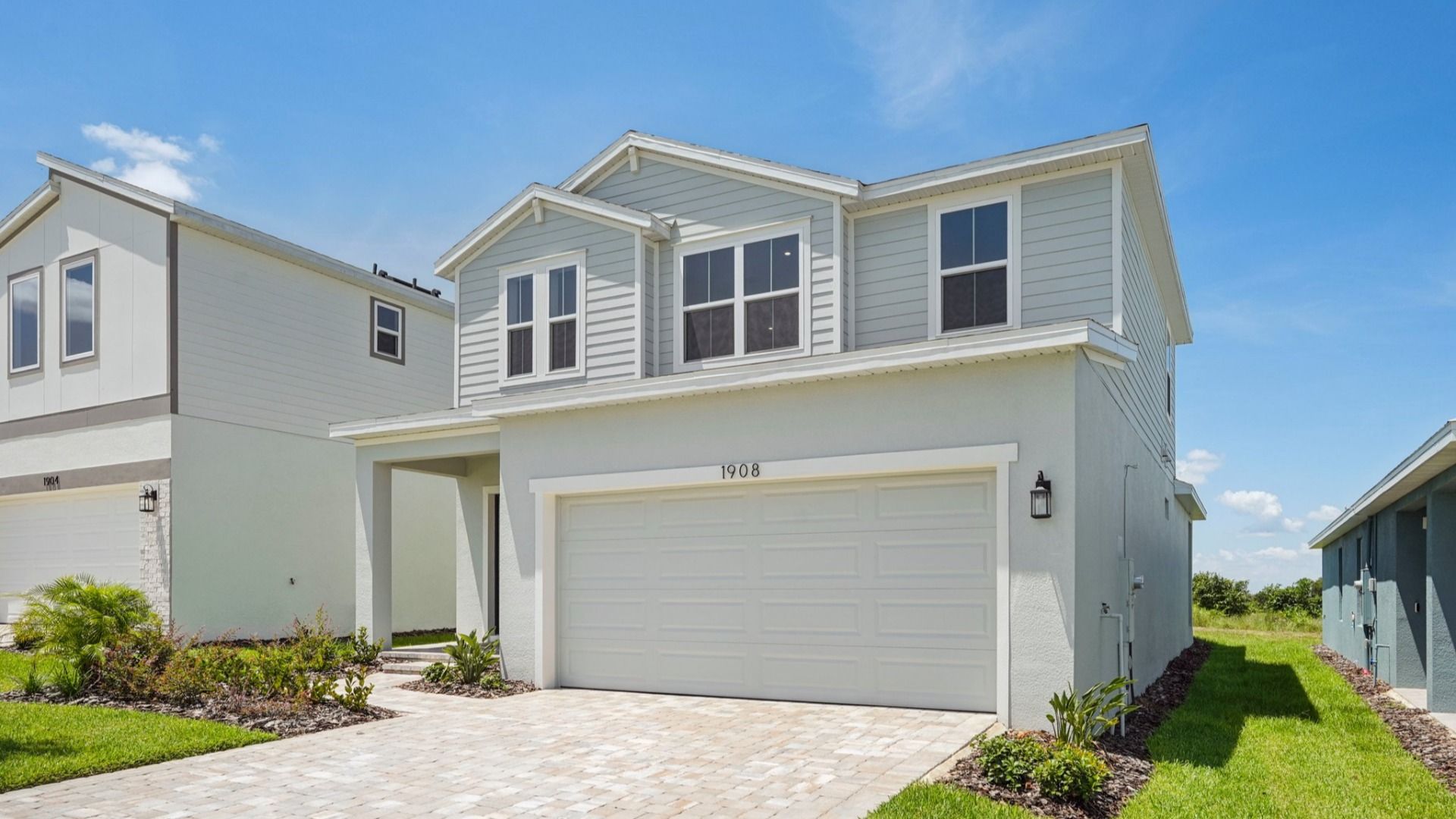 Jupiter Floorplan in Coastal Elevation by DRB Homes in Haines City, FL.