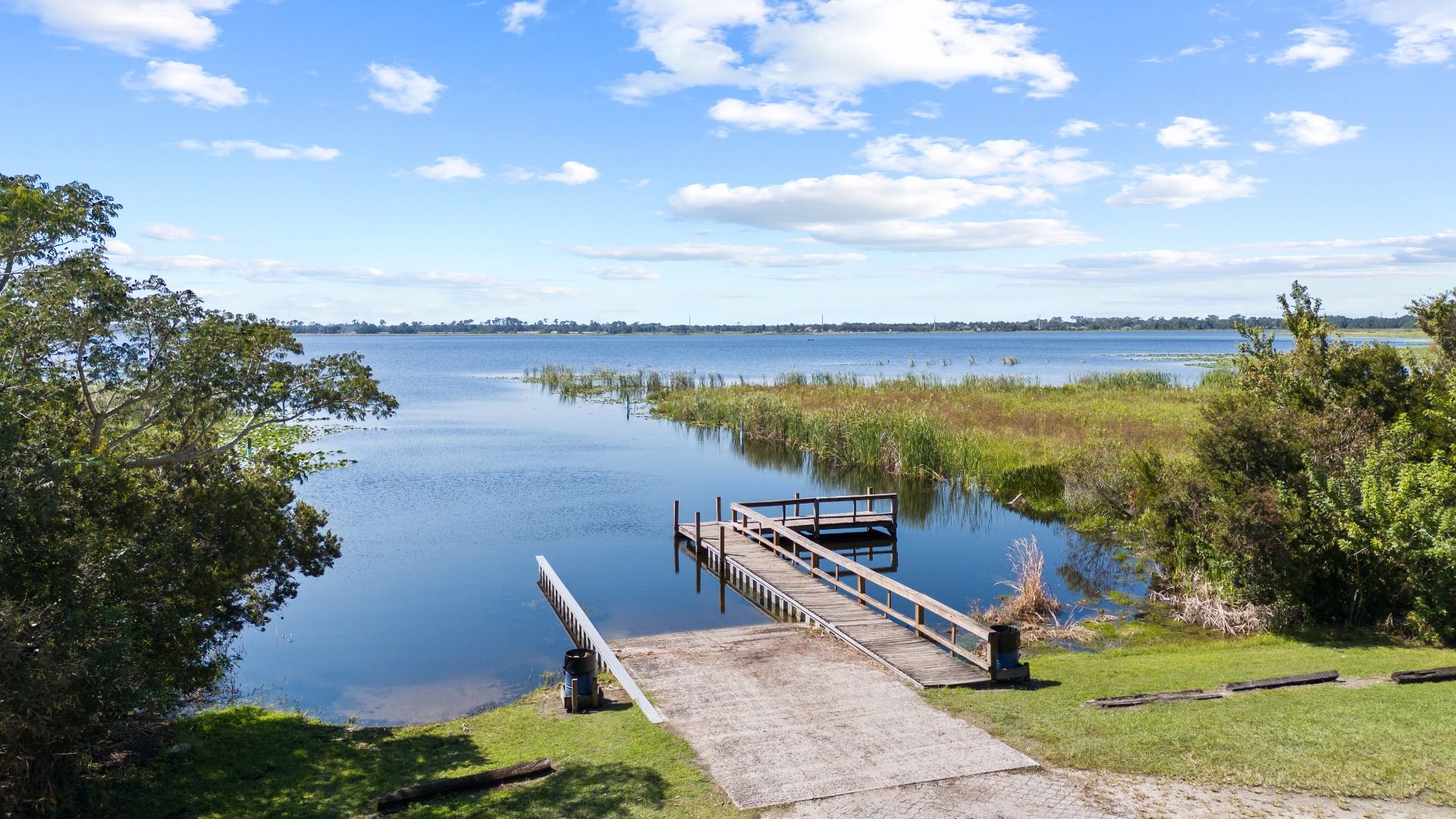 Lake Fannie Boat Ramp in Winter Haven located on the same lake as Willowbrook North by DRB Homes.
