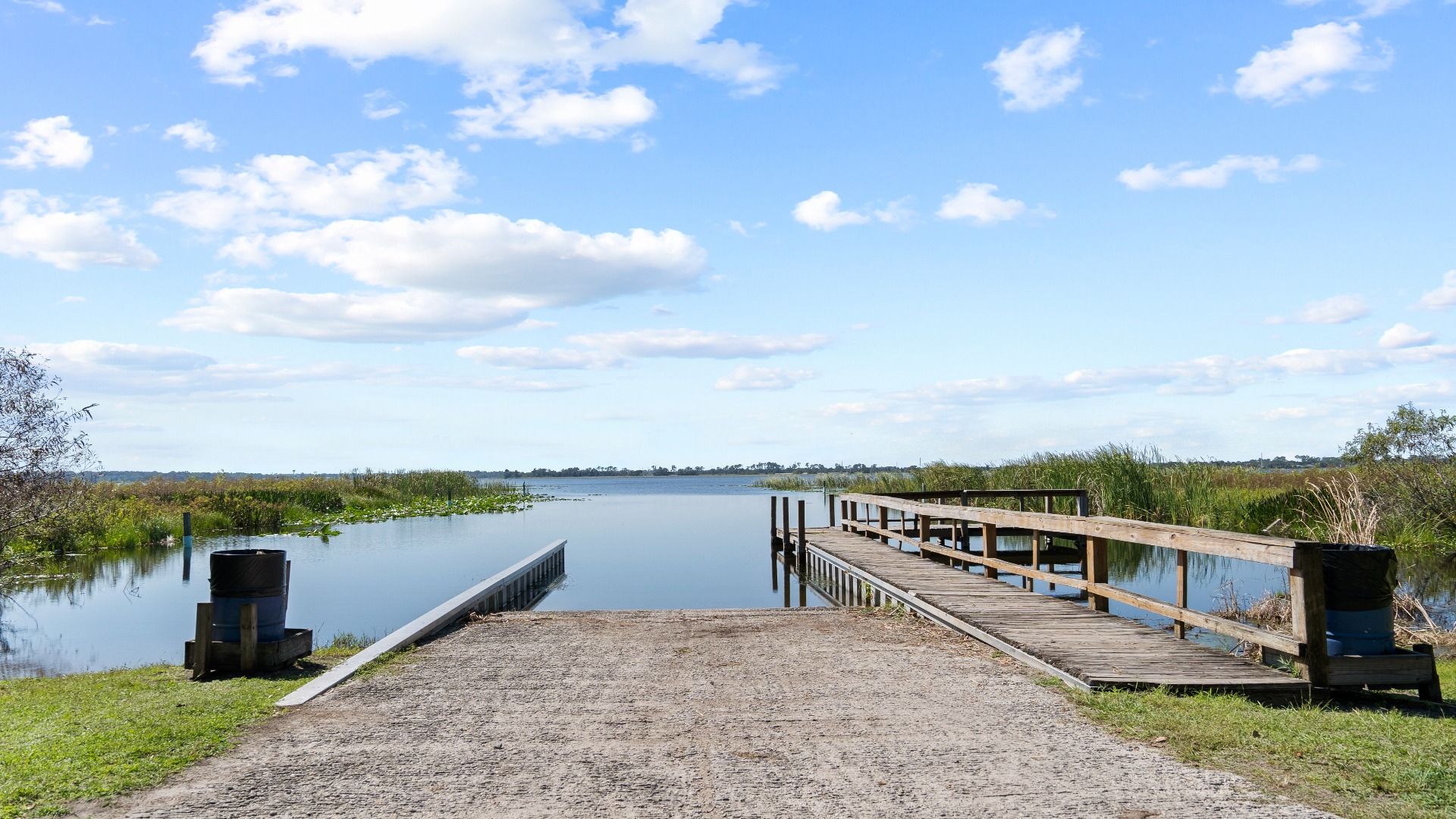 Lake Fannie Boat Ramp in Winter Haven located on the same lake as Willowbrook North by DRB Homes.