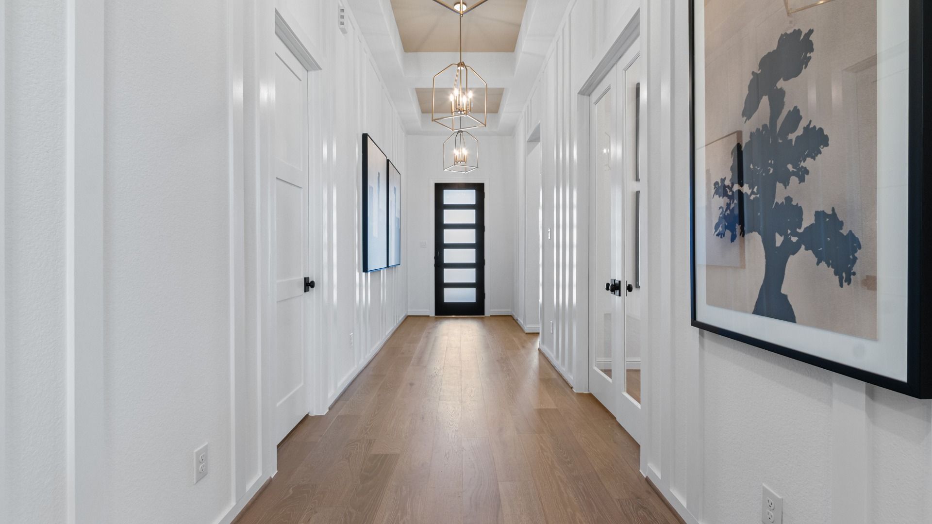 Elegant Front Entryway with High Ceilings in Wildrye by DRB Homes