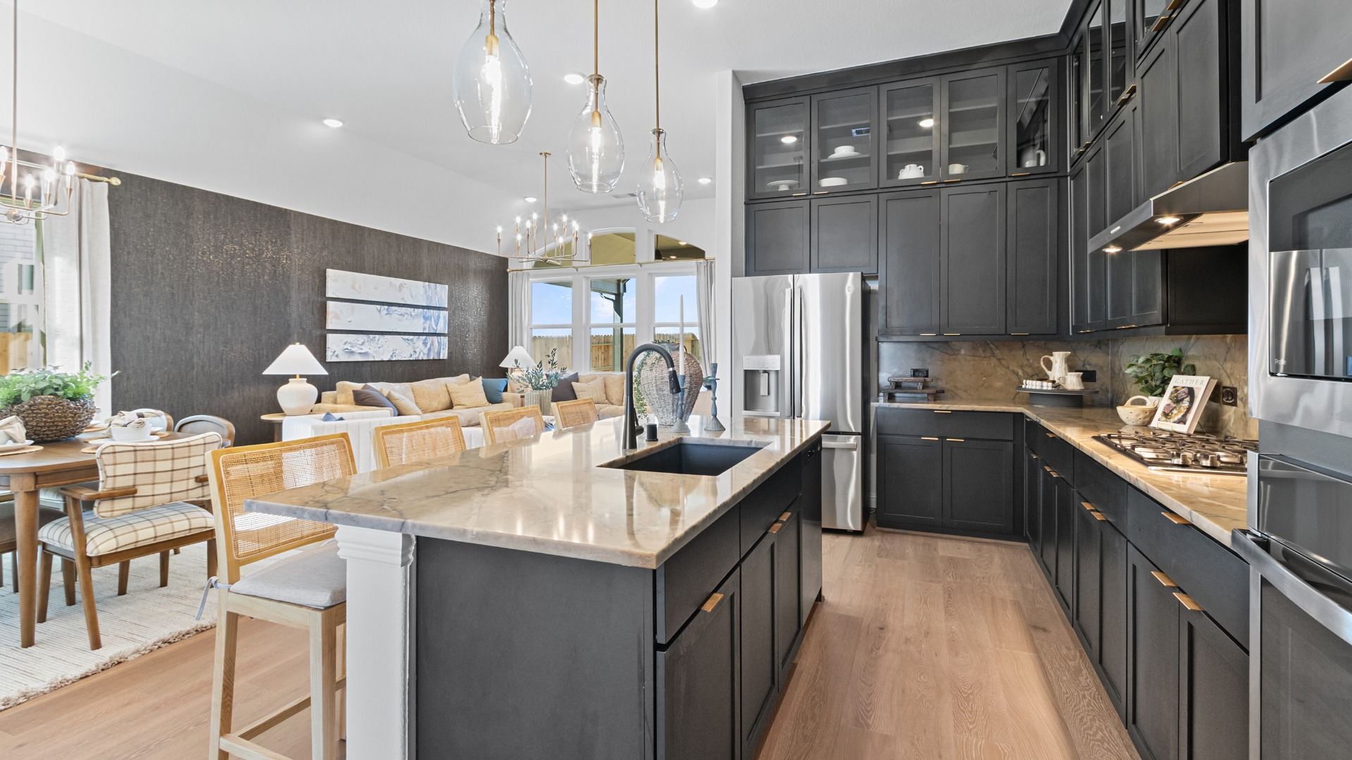 Clear sightlines throughout with open concept living in Wildrye