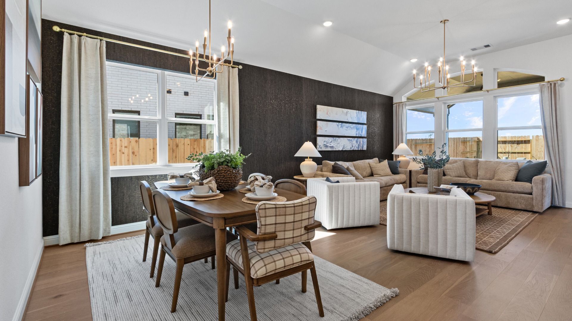 This open-concept floor plan is designed for both effortless entertaining and comfortable everyday living in Wildrye.