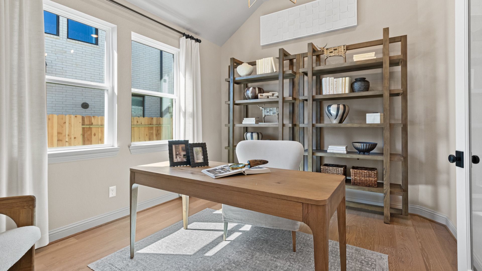 Whether working from home or managing daily tasks, this private study supports a productive lifestyle.